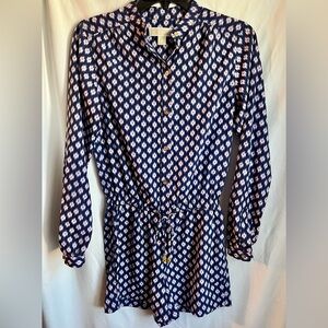 Woman’s Michael Kors Long Sleeve Romper.
